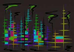 abstract forest